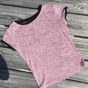 Pink breathable cotton tee